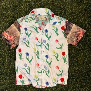 Scrap Satin Shirt by Fashion Brand Company